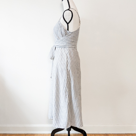 💜LAST 1💜 NWT Grade & Gather Striped Midi Dress - Picture 3 of 6